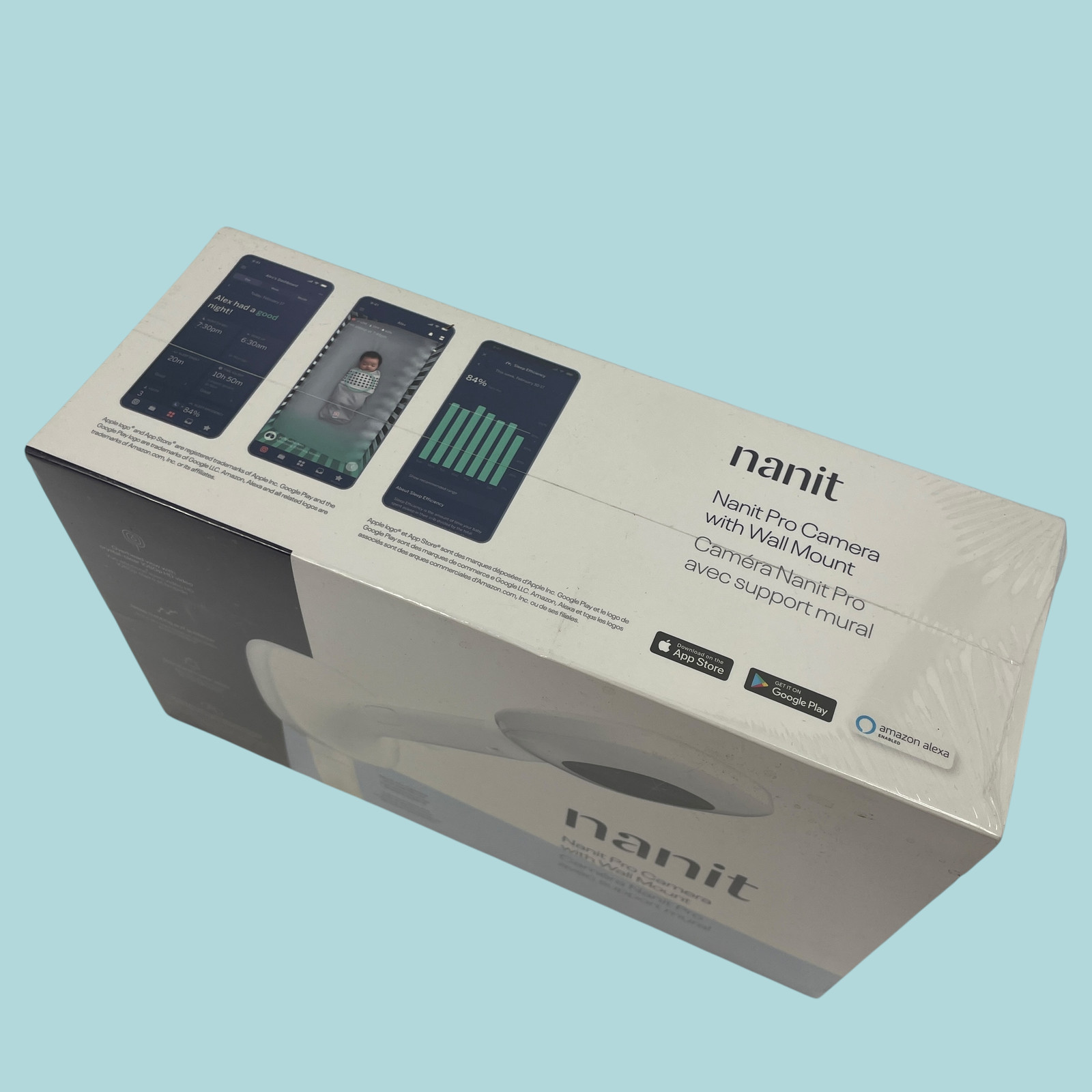 Nanit Pro Monitor Smart Baby Monitor & Wall Mount N311NW #N1108 (VK)