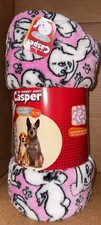 Casper the Friendly Ghost Plush Soft Pet Blanket Throw Dog Cat NEW Pink