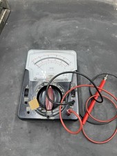 Vintage Triplett Model 630-APL Type 4 Suspension MultiMeter Untested W/ Leads