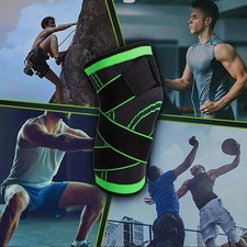 Knee Sleeve Compression Brace Support For Sport Joint Pain Arthritis Relief