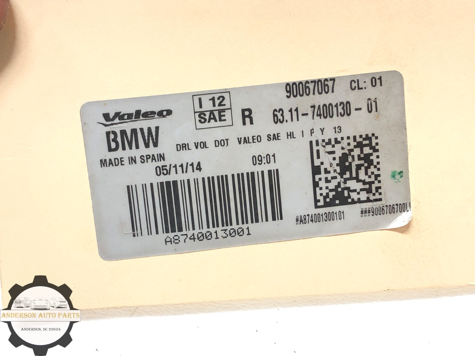 BMW i8 2013-2019 Front Right Daytime running light