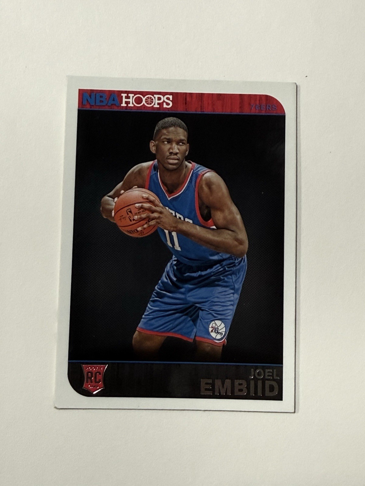 Panini 2014-15 NBA Hoops Joel Embiid Rookie Card #263 76ers SEE PHOTOS