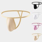 Hot Thong Underwear Bulge Cup Cup Daily Low Waist Male Men Pads Polyester