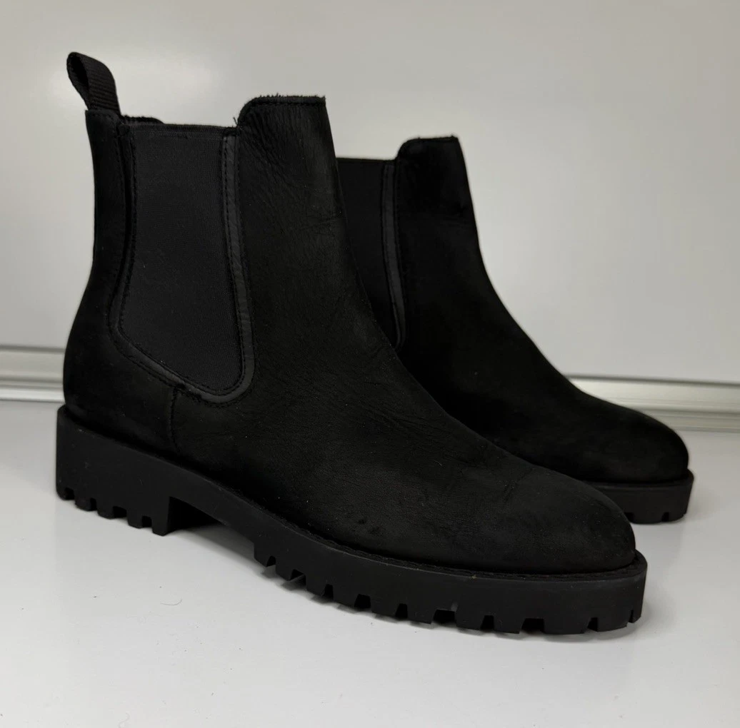 Thursday Boot Co. Everyday Legend Matte Chelsea Leather Suede Boots Mens 8