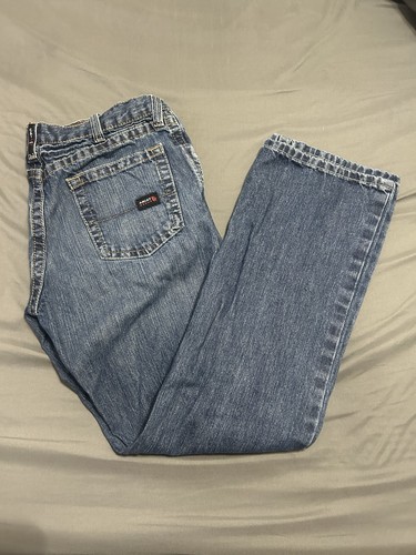 Ariat FR M5 Herren Jeans 35/34 Straight Leg Blue Denim