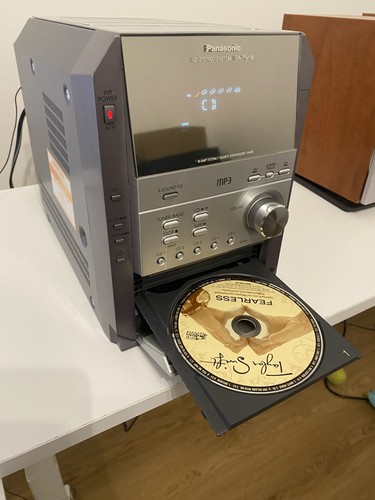 Panasonic SA-PM19 Stereo AM/FM 5-CD Changer Cassette Tape MP3 Player No ...