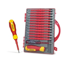Insulated Screwdriver, 26 Pcs Screwdriver Set, Magnetic Tip Electrician Tools...