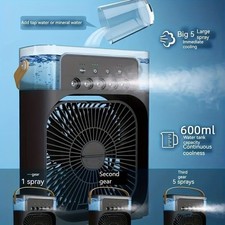Portable Air Cooler Fan Evaporative Ice Cold Cooling Air Conditioner Humidifier