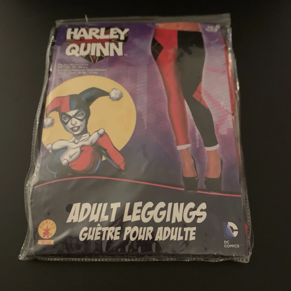 Rubíes Mujer Adulto Rojo y Negro Gotham Harley Quinn Mujer Disfraz Leggings 38030 Foto 2 de 4