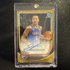 Jaylin Williams 2025-26 Bowman Chrome Basketball AUTO Gold Shimmer Refractor /50