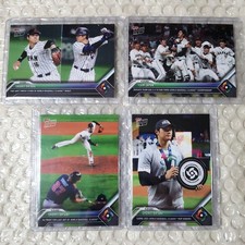 Shohei Ohtani Topps Now 4-Piece WBC Set MLB Rare Japan Team Used