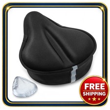 Bike Seat Cushion Gel Bicycle Saddle Cover 11x10 Inches