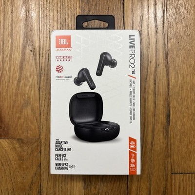 JBL Live Pro 2 Noise Cancelling True Wireless Headphones (Black)