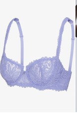 SAVAGE X FENTY Corded Lace Unlined Balconette Bra - Lavender 36dd NWT