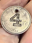 Civil War 💥 🇺🇸 💣  ID Pin Dog Tag 4th Wisconsin PH LA Fond Du Lac