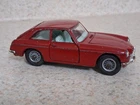 Vintage  Corgi Toys No. 327 MGB GT Diecast Model Car