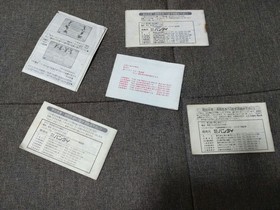 Bandai Game & Watch Instruction 5-Piece Set, Super Rare... Tondeke Pa-man, etc.