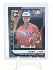 Henry Tejada 2021 Panini Elite Extra Edition Dominican Prospect League 636/999