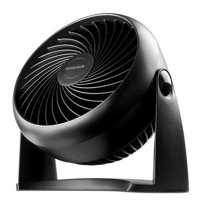 TurboForce Air Circulator 3 Speed Black Small Desk Table Fan 90 Degree