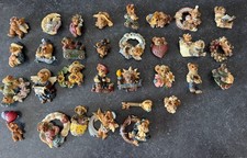 Lot of 31 Vintage Boyds Bears Resin Pins Bearwear Folkwear Collection Bulk Whole