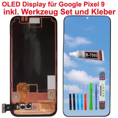 Display für Google Pixel 9 G1B60, G2YBB, GUR25 LCD OLED Bildschirm + TOOL