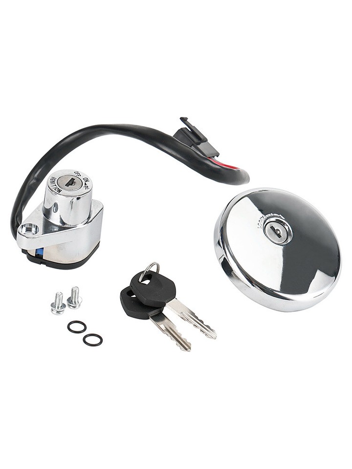 Ignition Switch & Fuel Tank Cap Fit Kawasaki VULCAN 500 LTD 800 CLASSIC ...