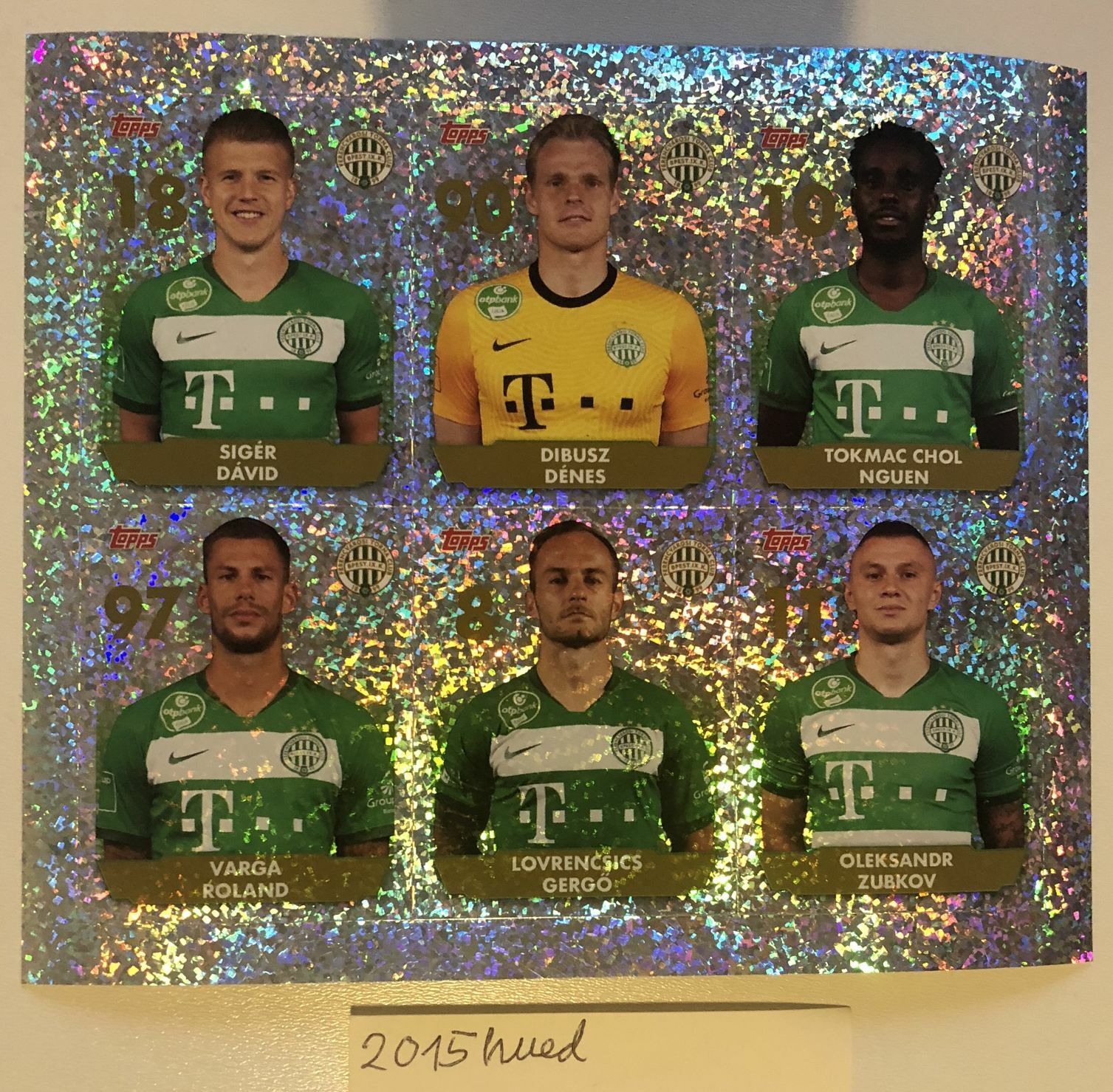 Football Cartophilic Info Exchange: Topps (Hungary) - Ferencvárosi TC  2020/21 Poster Pack