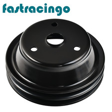 For Chevy Sbc 262 350 400 Lwp Long Water Pump Double-groove Crankshaft Pulley For Chevy Sbc 262 350 400 Lwp Long Water Pump Double-groove Crankshaft Pulley