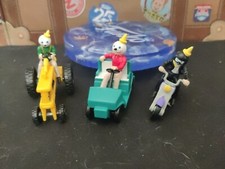 Vintage Jack In The Box Kid Meal Toys Set Of 3