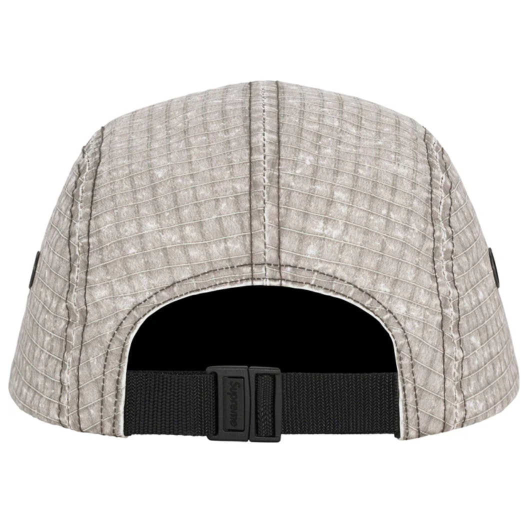 SUPREME DISTRESSED RIPSTOP CAMP CAP (STONE) FW23 RAMMELLZEE