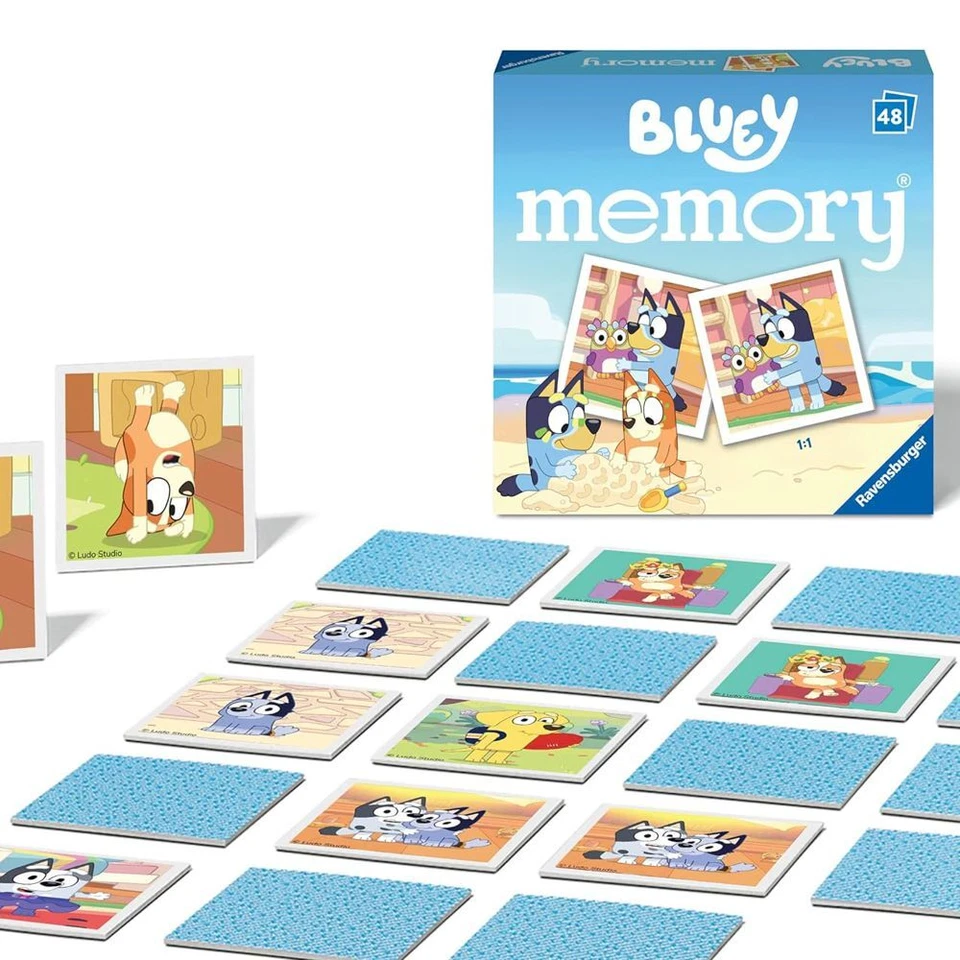 Mini Memory® | Bluey | 48 Bildkarten | Ravensburger | Kinder Legespiel - Bild 3 von 3