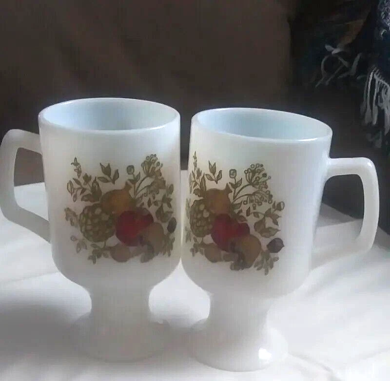 Glass pedestal coffee best sale mugs