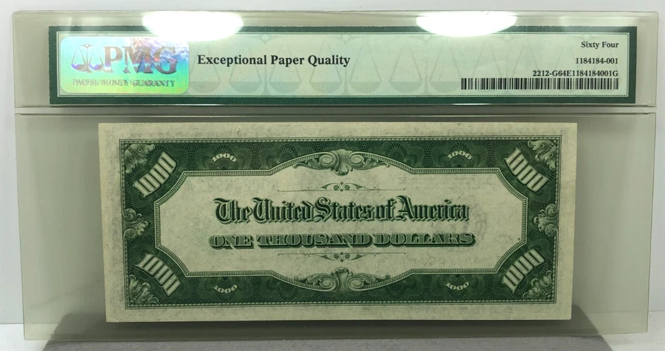 1934 A $1000 FRN Chicago FR.2212-G PMG 64 EPQ ~ Choice Uncirculated - Image 2 of 4