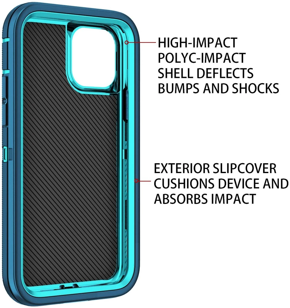 Ultra-Durable Shockproof Phone Case for iPhone 15 Pro Max 14 13 12 11 XR 8 7 Plus