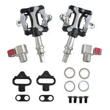 Wellgo W01 QRD Quick Released Bearing 9/16" Alloy Pedals , Black.