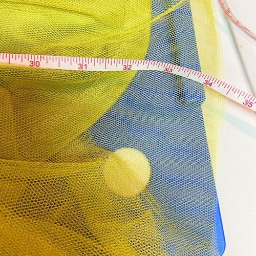 Abito tutù A’reve Anthropologie giallo verde pizzo schiena canotta L - Foto 10 di 10