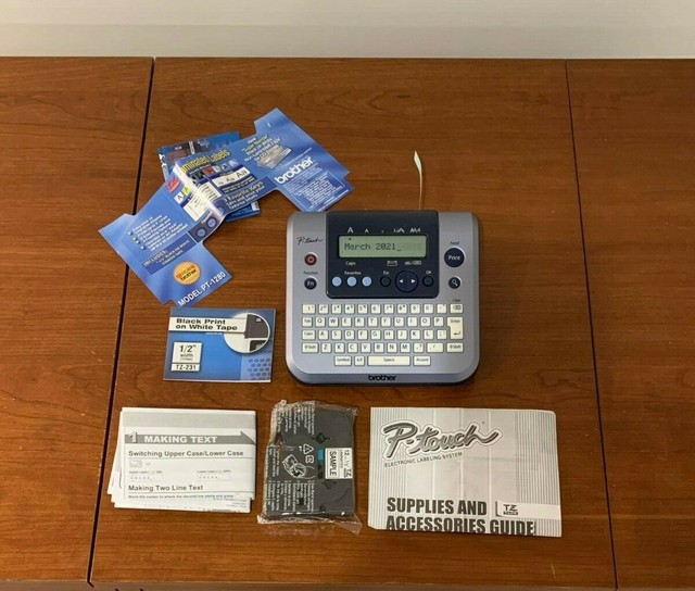 Brother PT1280 Label Thermal Printer for sale online eBay