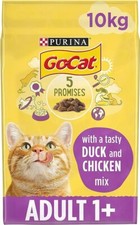 Go Cat Adult Dry Cat Food Chicken & Duck 1 x 10kg Pack 2.70 per kilo