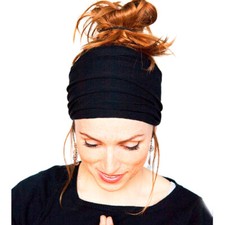 Elastic Stretch Wide Headband Hairband Running Yoga Turban Women Soft Head Wrap