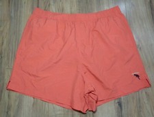 Caribbean Roundtree Yorke Size Large Dusty Cherry New Men's Swim Trunks Shorts