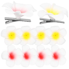 10PCS Flower Charm Barrettes Flower Design Hair Clip Hairpin Headdress