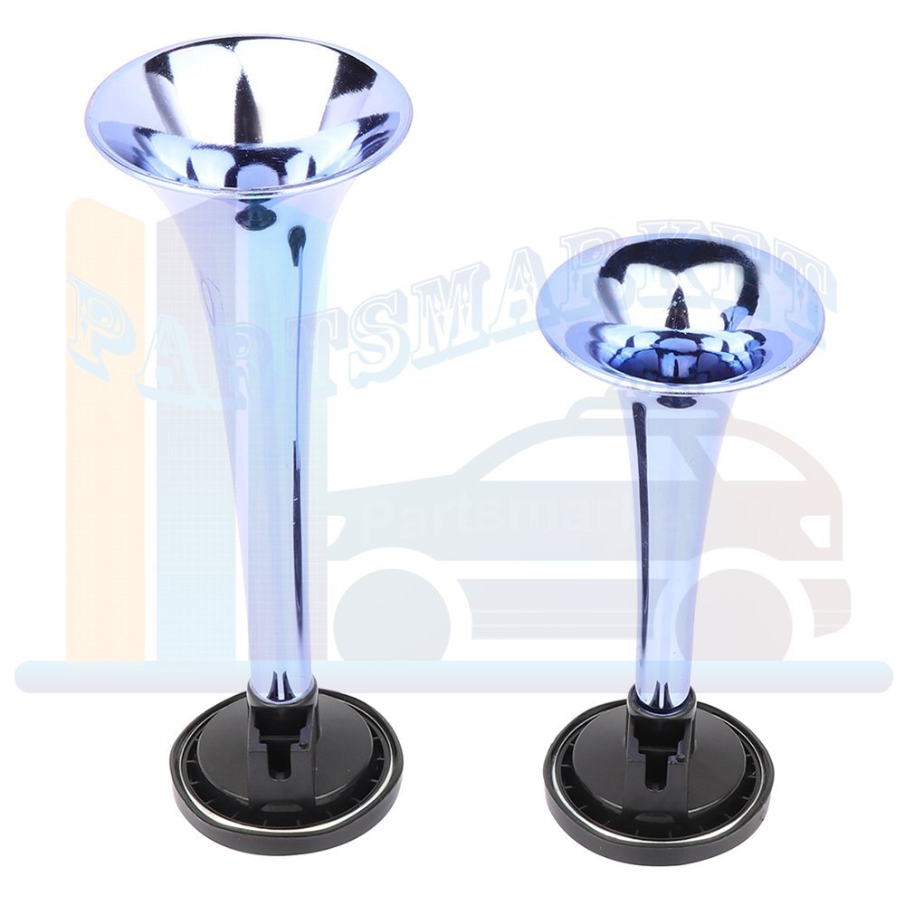 Loud Sound Raging Dual Trumpet Air Horn Compressor Kit For Car Truck Boat Train