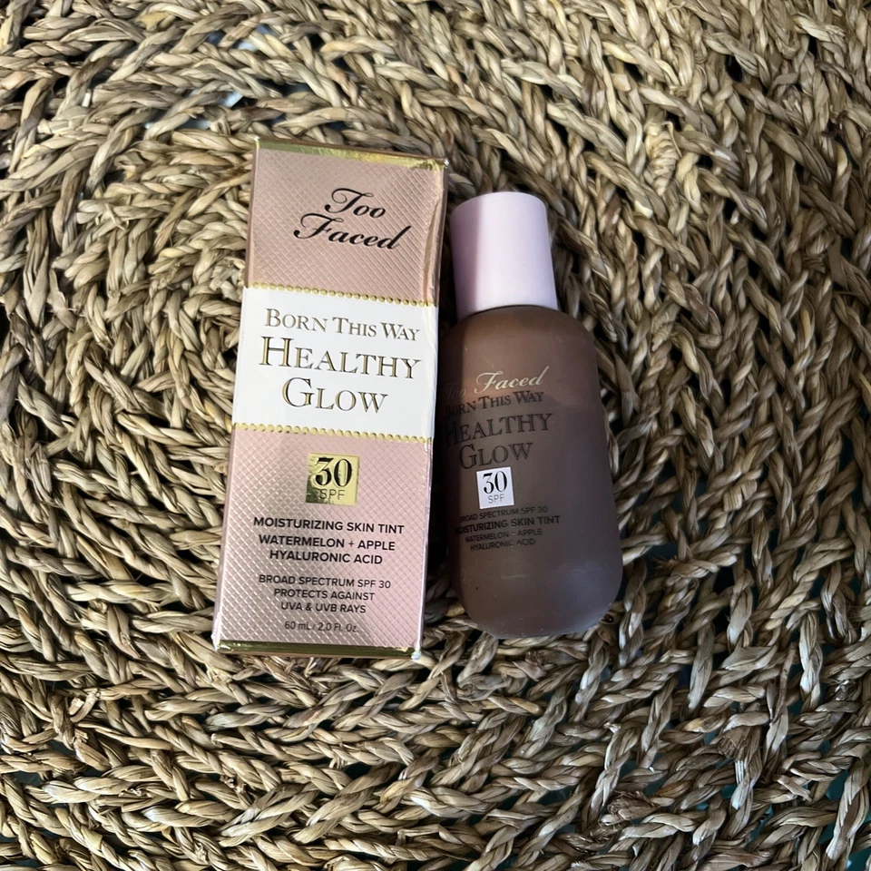 Too Faced Born This Way Healthy Glow Moisturizing Skin Tint SPF 30 ~ Sable - Image 2 of 3