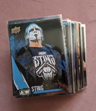 AEW Upper Deck Cards, Base Blue 1st Edition 2021 - Pick Your Own - Sleeved, Mint