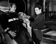 Boris Karloff & Lon Chaney, Jr. Unsigned 10x8 Photo- House of Frankenstein *932