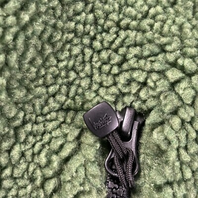 Stussy 8 Ball Sherpa Reversible Jacket Mens XL Extra Large Green