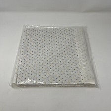 Baby Girl Vintage Rose Pink Yellow White Blanket Satin Trim Embroidery NOS New