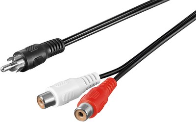 adattatore video da s-vhs presa 4 poli a spina rca