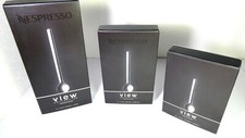 Nespresso Set 3X6 View Spoons Small,Medium,Large Stainless Steel MIC W Sku,New