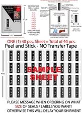 ONE TOUCH STICKERS 35 pt. FREE PANINI BLACK STRIPE PANINI CARDS LABELS PANINI
